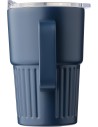 Tazas térmicas take-away de acero reciclado acanalado - 450ml