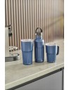 Tazas térmicas take-away de acero reciclado acanalado - 450ml