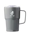 Tazas térmicas take-away de acero reciclado acanalado - 450ml Tazas térmicas take-away de acero reciclado acanalado - 450ml