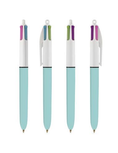 Bolígrafos Bic de 4 colores fashion