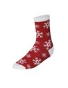 Calcetines de poliéster con diseño de copos de nieve