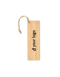 Marcapáginas de bambú con...