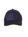 Gorras de 6 paneles con la bandera de España