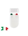 Pintura corporal con colores de banderas nacionales