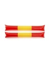 Par de aplaudidores hinchables con colores de España