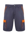 Pantalones cortos de trabajo bicolor