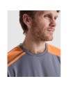 Camisetas de manga corta bicolor para hombre