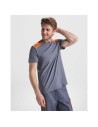 Camisetas de manga corta bicolor para hombre