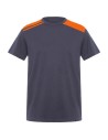 Camisetas de manga corta bicolor para hombre