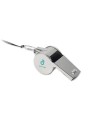 Silbatos metálicos con cordón Silbatos metálicos con cordón