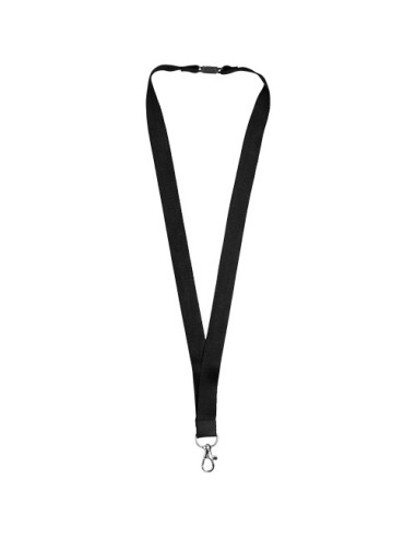 Lanyards de bambú con clip de seguridad y mosquetón
