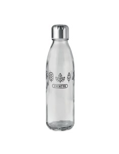 Botella de cristal con funda de neopreno 500 ml personalizada con logo,  cantimplora cristal pequeña 