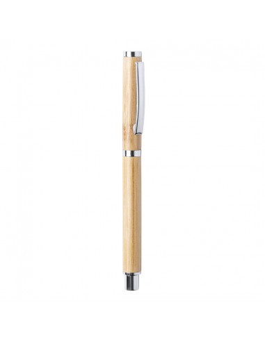 Bolígrafos roller fabricados en bambú