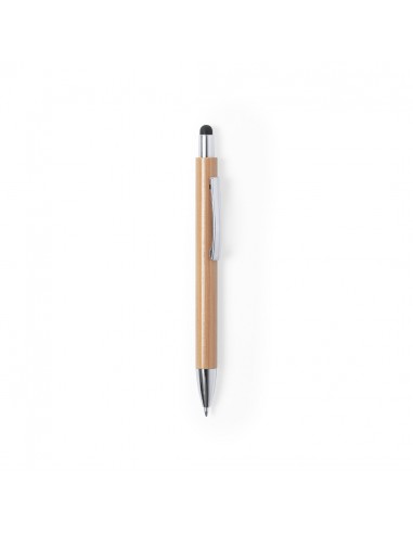 Bolígrafos fabricados en bambú con puntero