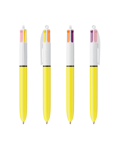 Bolígrafos Bic 4 colores sun