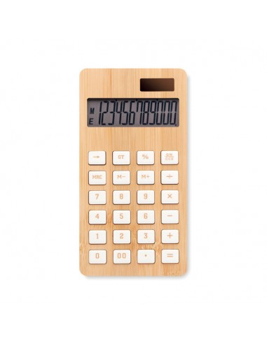 Calculadoras de bambú y 12 dígitos