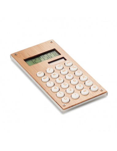 Calculadoras de bambú y 8 dígitos