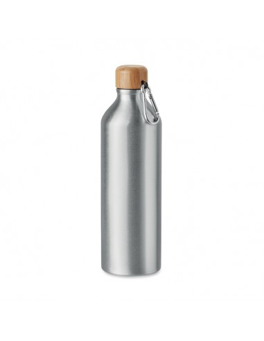 Botellas de aluminio con tapón de bambú 800 ml