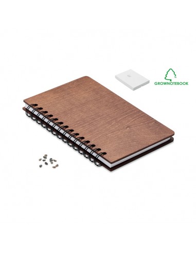 Cuadernos A5 con tapa dura y semillas de abedul