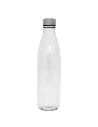 Botellas de cristal con tapón metálico 1 L