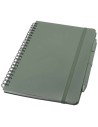 Cuadernos A5 de plástico reciclado con bolígrafo