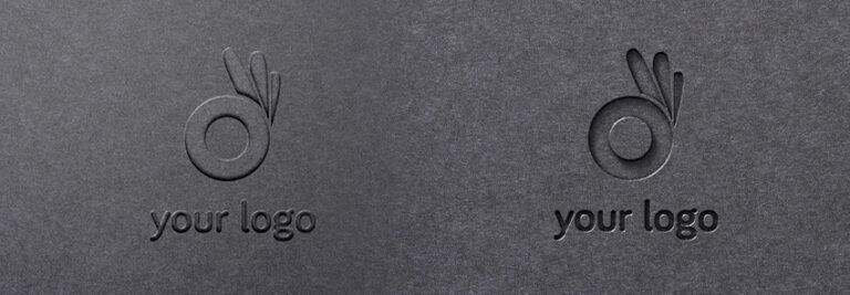 Diferencia entre embossing y debossing