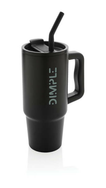 Vasos personalizados con tapa y pajita
