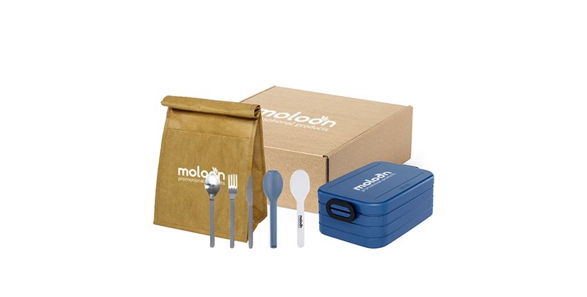 Packs de bienvenida para empleados - set para comer a la oficina