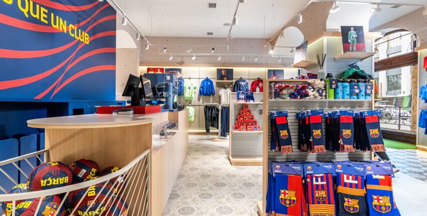 Tienda de merchandising del Barça