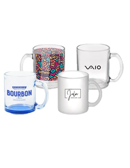 Tazas de cristal personalizadas
