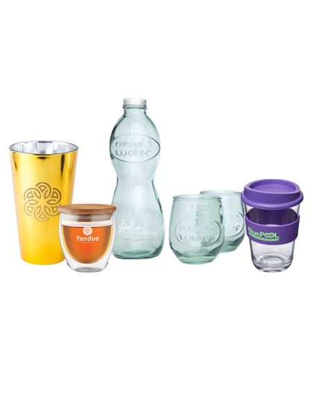 Vasos de cristal personalizados
