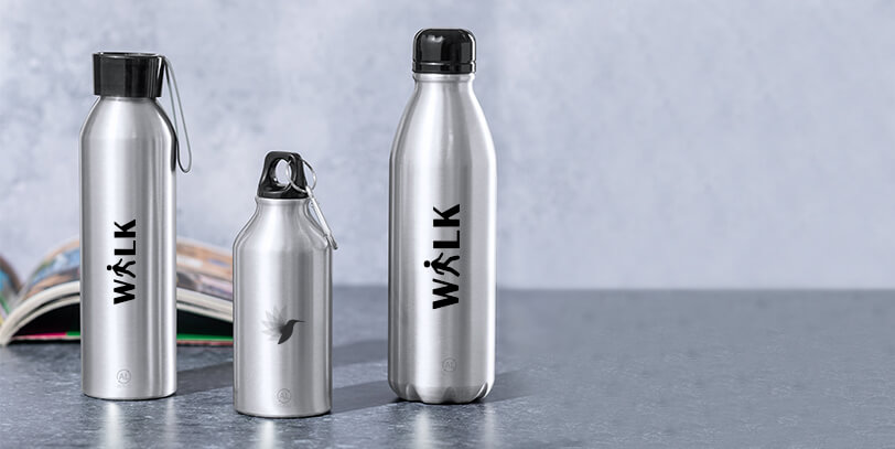 Botellas de Aluminio Personalizadas 750 y 500ml - Elementi
